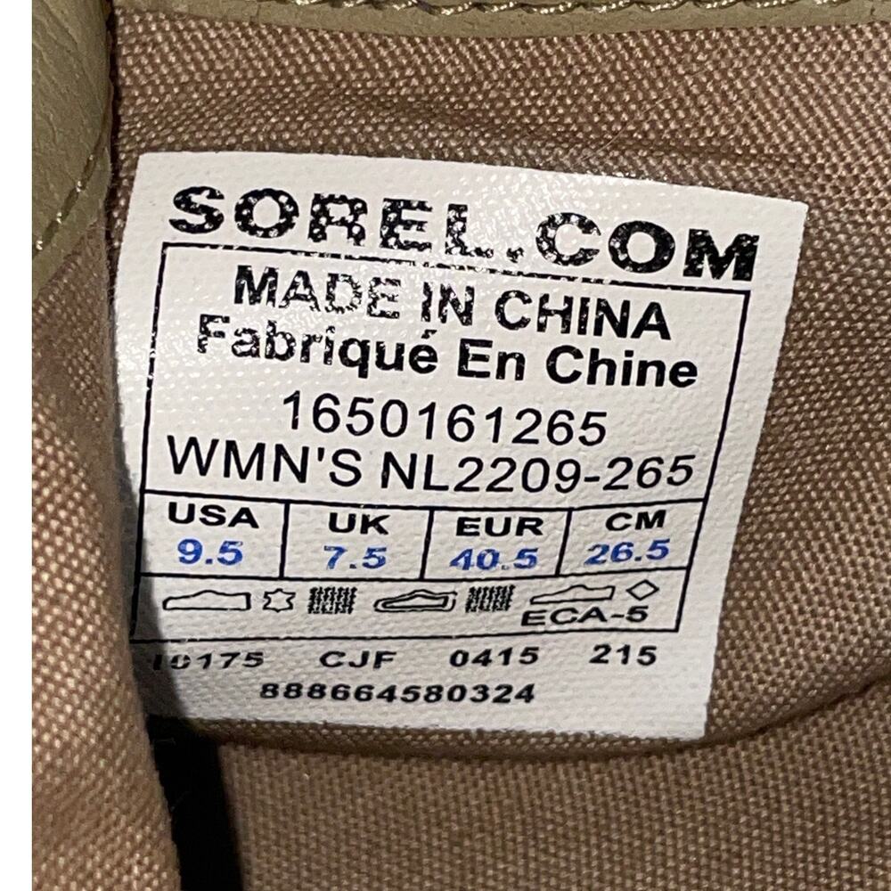 Sorel Major‎ Ankle Boots - Women's Size 9.5 - Suede w/Zebra Pattern - Picture 11 of 11